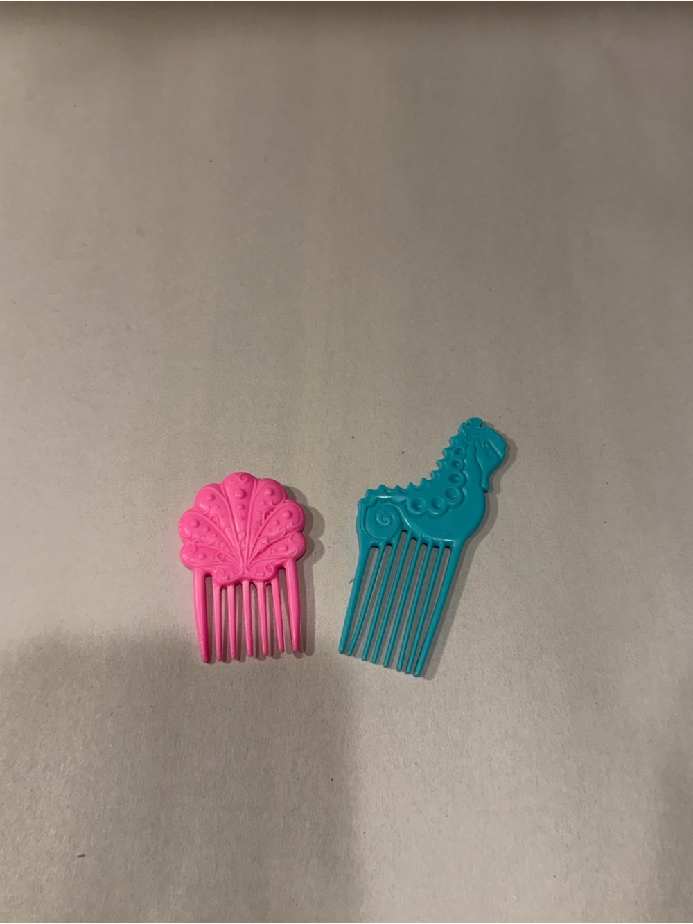 2 Vtg Hair Comb Pick lot Barbie MLP